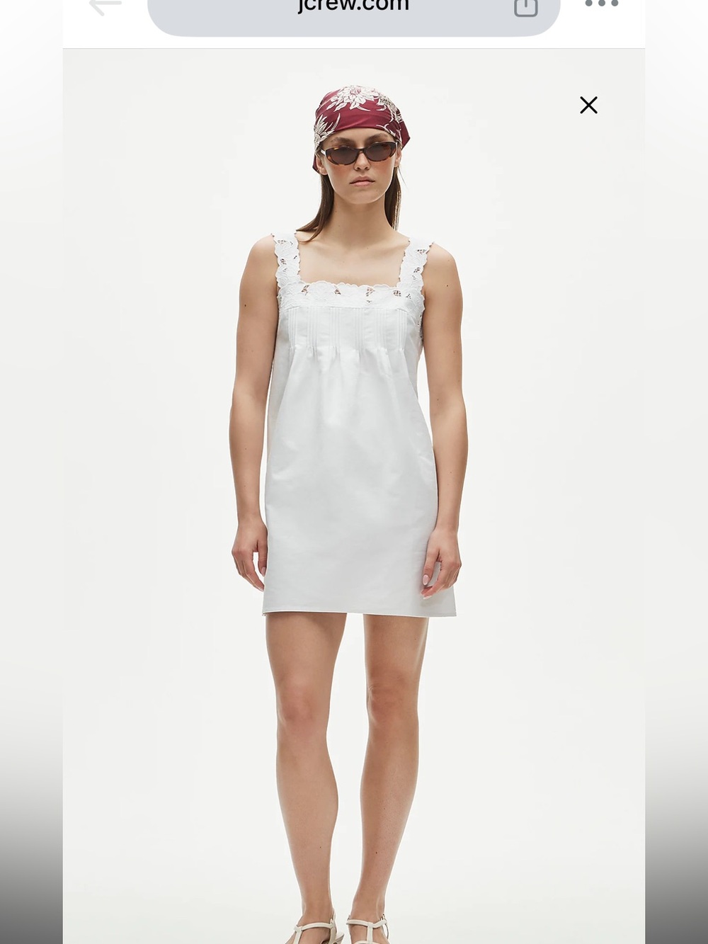 J. Crew ondine White dress small